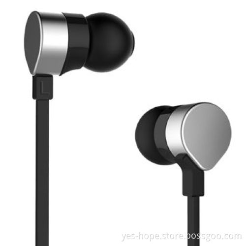In ear earplug earphone with mic for computer